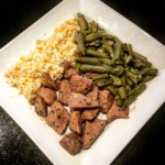beef tend plate